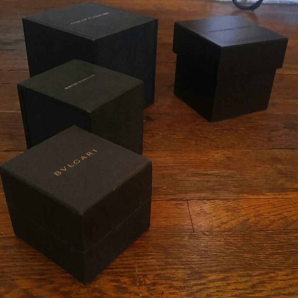 Bulgari, David Yurman, Michael Kors jewelry boxs